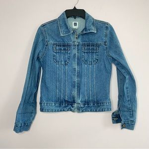GAP Zip Up Denim Jean Jacket